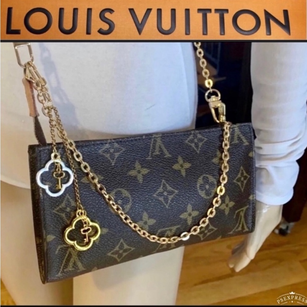 🚫SOLD🚫 LV Pouch Gm💥Sharp Super Attractive Trendy Stylish💥w/accessories7.85” - Picture 2 of 16